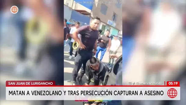 San Juan de Lurigancho: Capturan a extranjero tras asesinar a compatriota. Foto y video: América Noticias San Juan de Lurigancho: Capturan a extranjero tras asesinar a compatriota. Foto y video: América Noticias