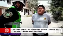 Hombre se hacía pasar por policía.