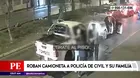 San Juan de Lurigancho: Delincuentes roban camioneta a policía de civil y su familia
