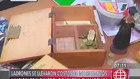 Delincuentes rompieron las chapas y los candados, para ingresar durante la madruga