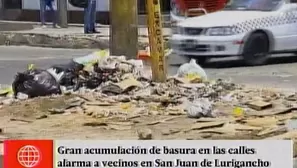 Basura en SJL. América Noticias