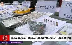 San Juan de Lurigancho: Desarticulan bandas delictivas durante operativo - Noticias de banda