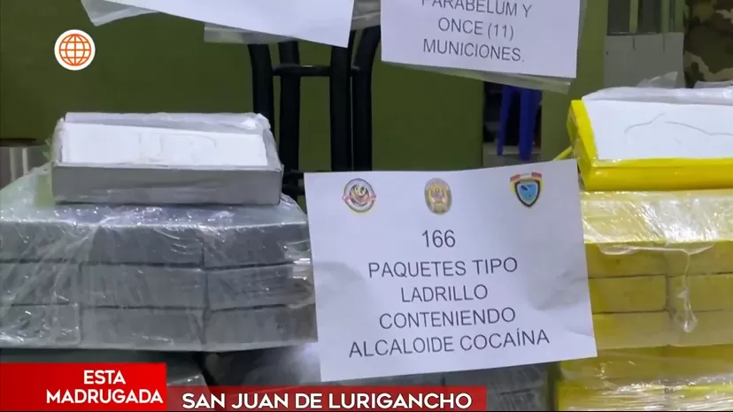 San Juan de Lurigancho: Hallan 166 paquetes de droga en vivienda