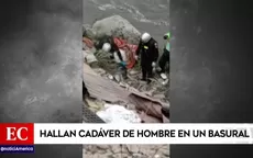 San Juan de Lurigancho: Hallan cadáver de hombre en un basural - Noticias de cadaver