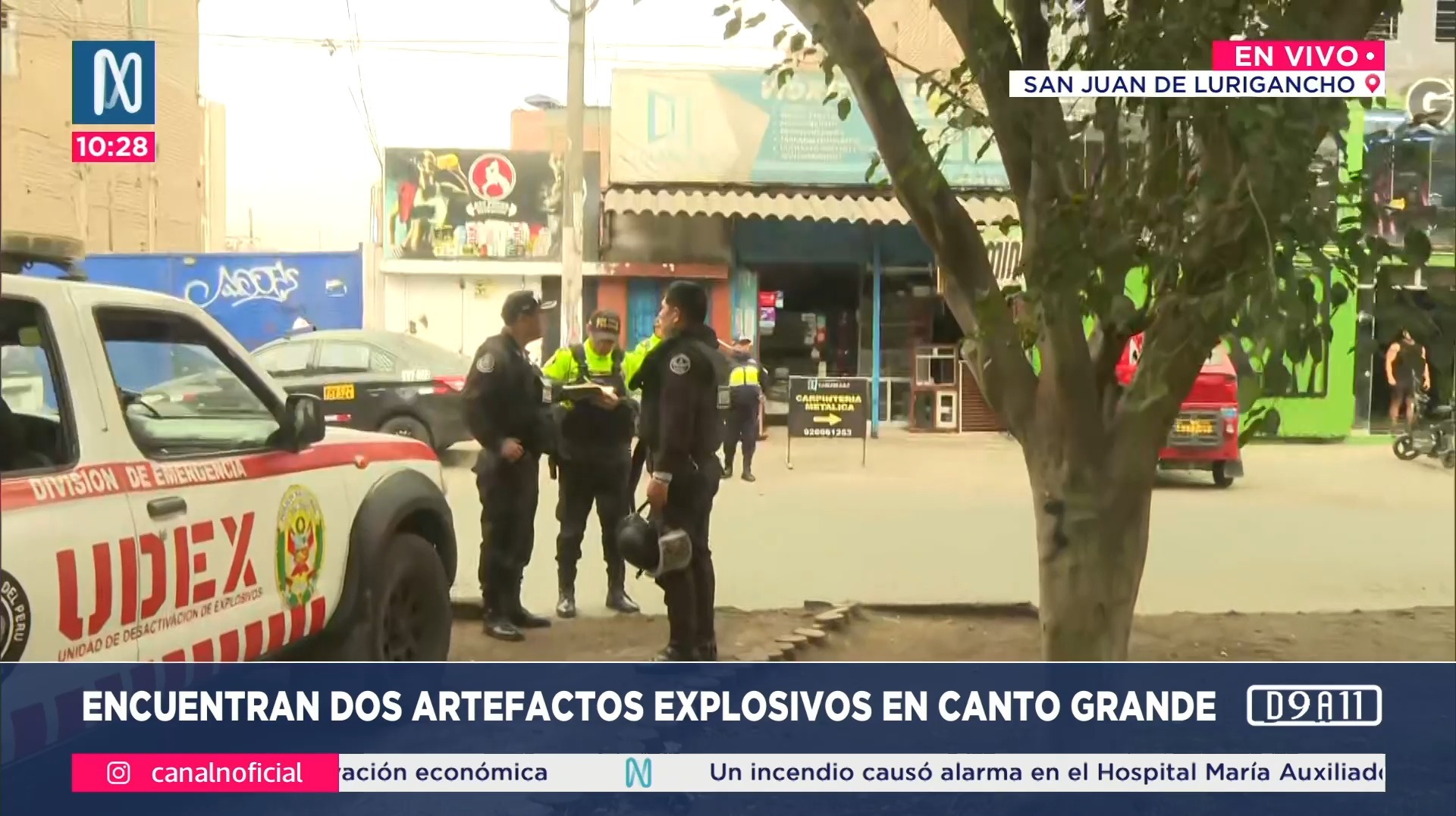 San Juan de Lurigancho: Hallan dos explosivos en Canto Grande