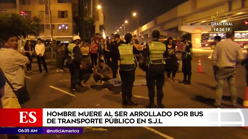 Hombre fue atropellado en SJL.