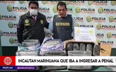 San Juan de Lurigancho: Incautan marihuana que iba a ingresar a penal - Noticias de marihuana