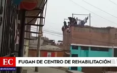 San Juan de Lurigancho: Internos fugaron de un centro de rehabilitación - Noticias de internos
