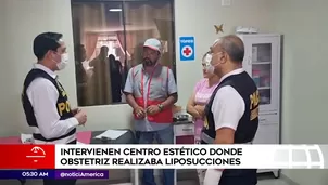 Obstetriz realizaba liposucciones en San Juan de Lurigancho. Foto y video: América Noticias