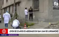 San Juan de Lurigancho: Joven de 23 años es asesinado con cinco disparos - Noticias de corte-superior-de-justicia-de-lima
