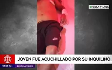 San Juan de Lurigancho: Joven fue acuchillado por su inquilino - Noticias de zinc