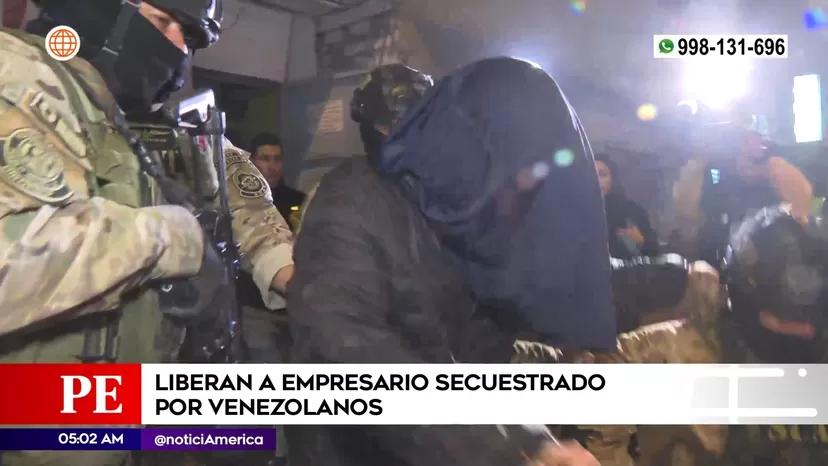 San Juan de Lurigancho: Liberan a empresario secuestrado por venezolanos