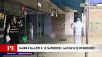 San Juan de Lurigancho: matan a balazos a extranjero en la puerta de un mercado 