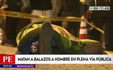 San Juan de Lurigancho: Matan a balazos a hombre en plena vía pública - Noticias de via-publica