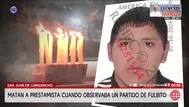 San Juan de Lurigancho: Matan a prestamista en partido de fulbito