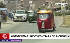 San Juan de Lurigancho: Mototaxistas unidos contra la delincuencia - Noticias de camaras-seguridad