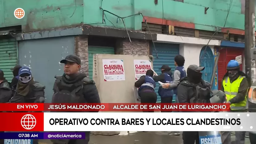 San Juan de Lurigancho: Municipio realizó operativo contra bares y locales clandestinos