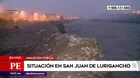 San Juan de Lurigancho: Municipio reforzó ribera de río Rímac por crecida de caudal