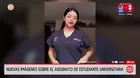 San Juan de Lurigancho: Nuevas imágenes del crimen de estudiante