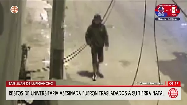 Nuevas imágenes muestran el asesinato de estudiante en San Juan de Lurigancho. Foto: América Noticias