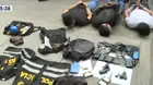 San Juan de Lurigancho: PNP capturó a 7 hombres que usaban chalecos y placas policiales para delinquir