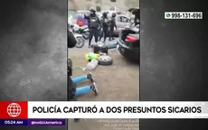 San Juan de Lurigancho: Policía capturó a dos presuntos sicarios - Noticias de mocion-de-vacancia