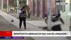 San Juan de Lurigancho: Repartidor es asesinado con arma blanca