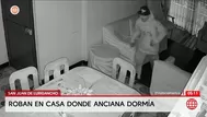 San Juan de Lurigancho: Roban casa mientras adulta mayor dormía