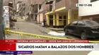 San Juan de Lurigancho: Sicarios matan a balazos a dos hombres