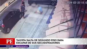 Taxista escapó de secuestradores en San Juan de Lurigancho. Foto y video: América Noticias