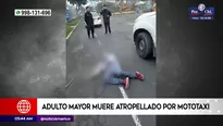 Adulto mayor atropellado en San Juan de Miraflores. Foto y video: América Noticias