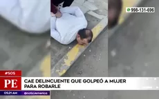 San Juan de Miraflores: Capturaron a delincuente que golpeó a mujer para robarle - Noticias de estadio-san-marcos