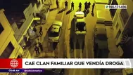 San Juan de Miraflores: Cayó clan familiar que vendía droga