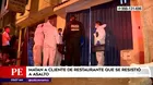 San Juan de Miraflores: Cliente de restaurante fue asesinado tras resistirse a asalto