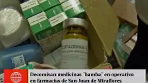 La medicina estaba en malas condiciones de almacenamiento. Foto: captura de TV