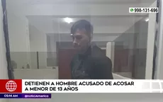 San Juan de Miraflores: Detienen a hombre acusado de acosar a menor de 13 años - Noticias de sicario