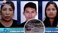 San Juan de Miraflores: exigen justicia por triple crimen fatal