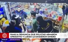 San Juan de Miraflores: Familia denuncia que policías armaron operativo y luego le pidieron dinero - Noticias de familia