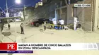 San Juan de Miraflores: Hombre asesinado de cinco balazos en zona descampada