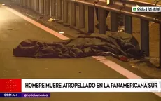 San Juan de Miraflores: Hombre murió atropellado en la Panamericana Sur - Noticias de corea-sur