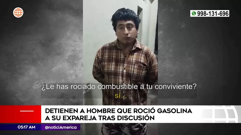 San Juan de Miraflores: Hombre roció gasolina a su expareja tras discusión