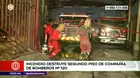 San Juan de Miraflores: Incendio destruyó segundo piso de Compañía de Bomberos