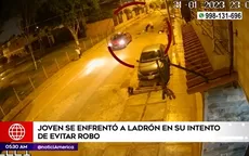 San Juan de Miraflores: Joven se enfrentó a ladrón en su intento de evitar robo - Noticias de luisa-ortega