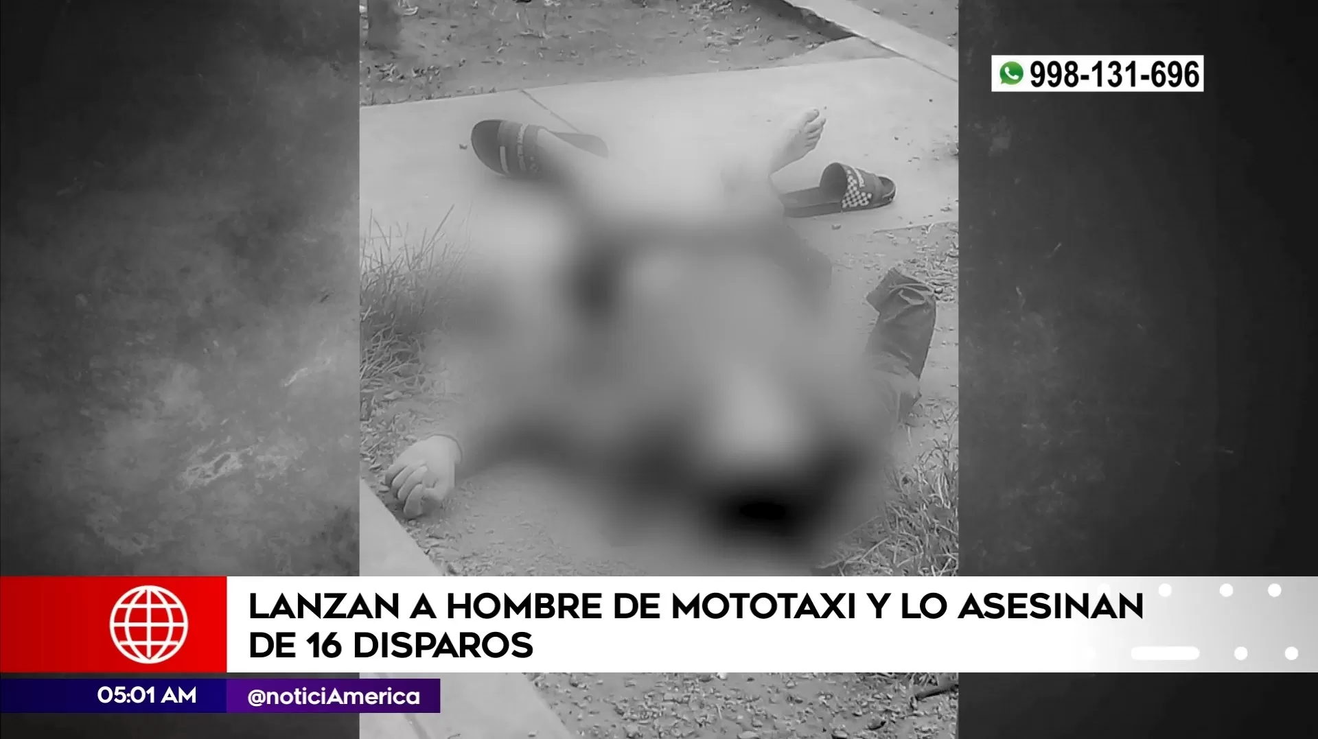 Asesinato en San Juan de Miraflores. Foto: América Noticias