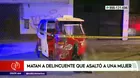 San Juan de Miraflores: Matan a delincuente que asaltó a mujer