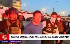San Juan de Miraflores: Policía capturó a exmilitar acusado de asesinar a joven de 26 años - Noticias de exmilitar