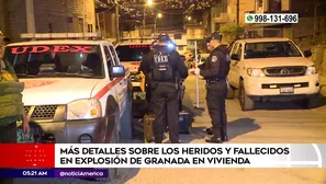 Explosión de granada en San Juan de Miraflores. Foto y video: América Noticias