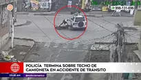 Accidente de tránsito en San Juan de Miraflores. Foto y video: América Noticias