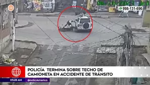 Accidente de tránsito en San Juan de Miraflores. Foto y video: América Noticias