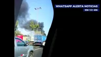 Usuarios de Alerta Noticias reportaron el hecho a través del WhatsApp. Foto: Canal N